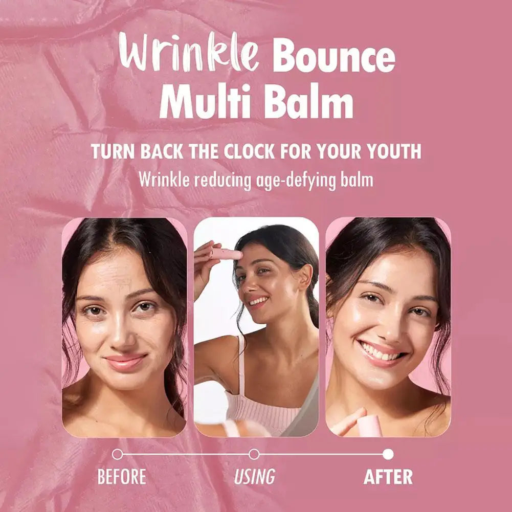 Wrinkle Bounce Moisturizing Multi Balm for Face Daily Face Moisturizer Stick All-in-One Multi Balm Packaging View